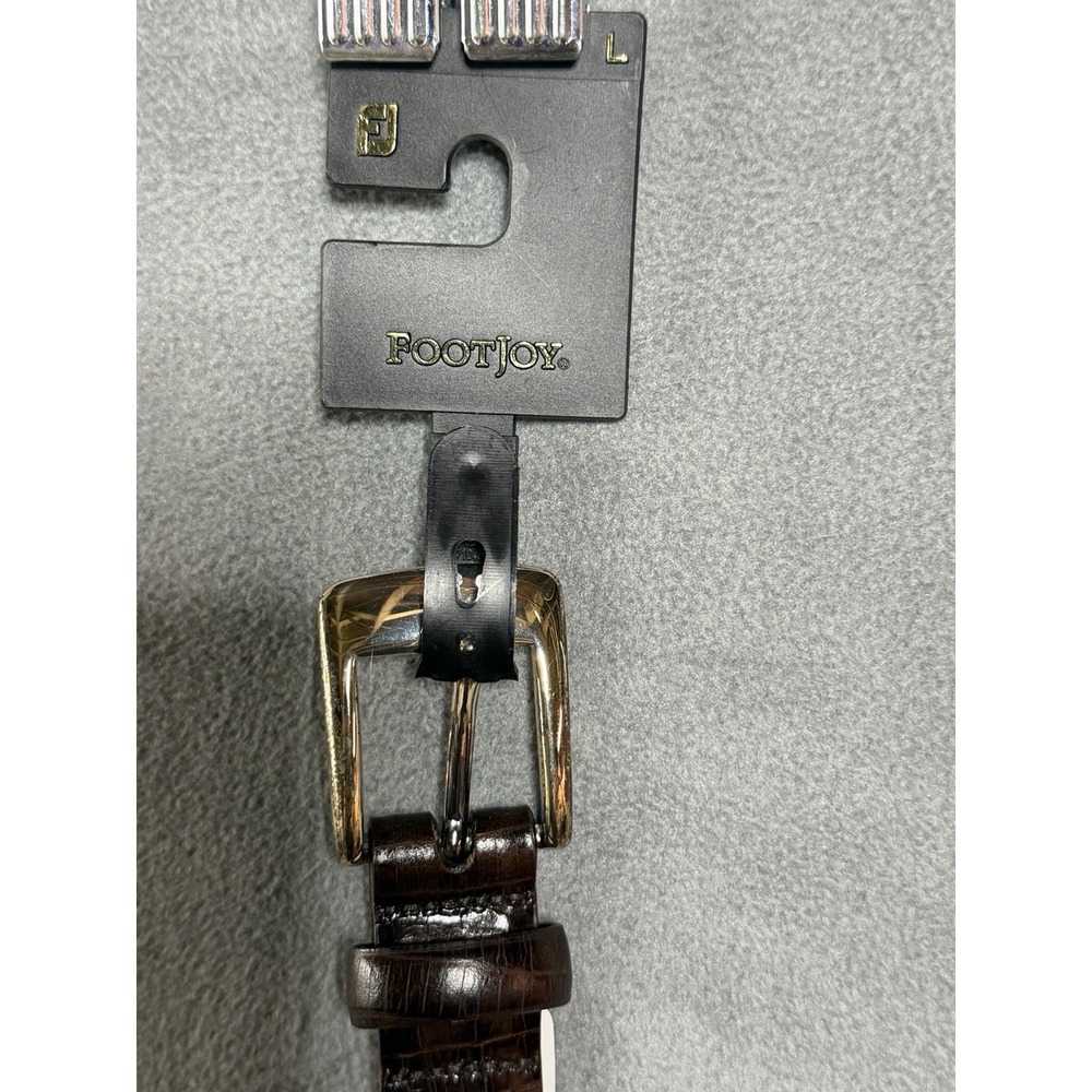 NWT Women’s FOOTJOY Brown Genuine Leather Golf Belt 69801 Size Large